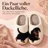 Dackel Hausschuhe Plüsch – Kuschelige Hunde Hausschuhe mit Produktbild-Vorschau 2