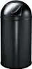 EKO - Pushcan 40 Liter - Steel   - Matt Schwarz Voir les images du produit 1