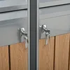 Merax Mülltonnenbox mit Klappdeckel, Mülltonnenverkleidung Produktbild-Vorschau 4