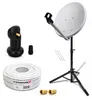 PremiumX Camping Sat Anlage 45cm Antenne Single LNB 10m Produktbild-Vorschau 1
