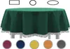 Gartentischdecke mit Fransen Tischdecke rund oval eckig Produktbild-Vorschau 1