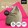 Pouf Lumaland Luxury XL PLUS elegante pouf a sacco - 220 L Anteprima dell’immagine prodotto 2