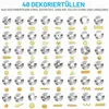 Een taartdecoratieset bestaande uit 129 onderdelen, Productafbeelding-voorbeeld 4