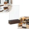INSEGNA PUBBLICITARIA IN PLEXIGLAS A6 18 x 10 cm STAND Anteprima dell’immagine prodotto 1