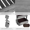 Jardinière verticale FLORA en bois laqué avec toile de Voir les images du produit 4