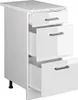 Küchenunterschrank Vicco R-Line Weiß Hochglanz 40 cm mit Produktbild-Vorschau 5