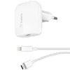 BELKIN 18W USB-C Home Charger & USB-C auf Lightning 1,2m Produktbild-Vorschau 2