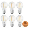 6 x Osram LED Filament Leuchtmittel Birnenform A60 4W = 40W Produktbild-Vorschau 1