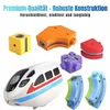 Spielzeugeisenbahn-Set Magnetische Zugbahn Baukasten Produktbild-Vorschau 4
