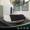 Gästehandtücher 6er Set, Baumwolle, 40x60 cm, schwarz Produktbild-Vorschau 3
