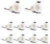 PremiumX 10x LED Mini Spotlight weiß Einbaustrahler 3W 240V Produktbild-Vorschau 1
