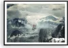 Gerahmtes Poster - Schwarzer Rahmen - Sturm Berge Produktbild-Vorschau 1