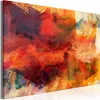 Vlies Leinwandbild - Explosion of Wild Colors (1 Part) Wide Produktbild-Vorschau 1