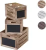 sada 3 dřevěných boxů HWC-E11, úložný box s deskou, Náhled obrázku produktu 5