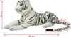 vidaXL Tiger Plüschtier Weiß XXL Produktbild-Vorschau 5