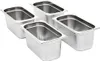 vidaXL Gastronormbehälter 4 Stk. GN 1/3 150 mm Edelstahl Produktbild-Vorschau 1