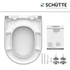 SCHÜTTE WC Sitz D Form, Duroplast Toilettendeckel mit Produktbild-Vorschau 6