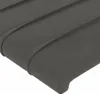 vidaXL LED Kopfteil Dunkelgrau 147x16x118/128 cm Samt -  Produktbild-Vorschau 6