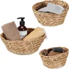 Relaxdays Aufbewahrungskorb 3er Set, aus Wasserhyazinthe, Produktbild-Vorschau 1
