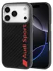 A close-up of an iPhone case with the Audi Sport logo. Produktbild-Vorschau