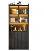 Vitrinekast, 80 x 35 x 200 cm, met 4 schuifdeuren met 2 Productafbeelding-voorbeeld 9