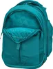 A teal backpack with its main compartment open. Podgląd zdjęcia produktu