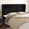 vidaXL Kopfteil mit Ohren Schwarz 203x23x118/128 cm Samt -  Produktbild-Vorschau 2