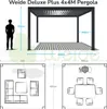 Deluxe Plus Elektrisch Pavillon Terrassenüberdachung Alu Produktbild-Vorschau 5