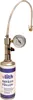 A product shot of a can with a pressure gauge and hose attachment. Produktbild-Vorschau