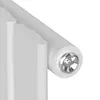 Radiateur plat 'Nore' blanc 60x60cm monocouche 459W Voir les images du produit 6