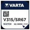 Varta V315, Siler-Oxide (S), 1,55 V, 20 mAh, 7,9 mm, 7,9 Náhľad obrázku produktu 13