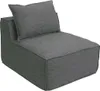 L-Sofa HWC-O54, lounge gauč s otomanem, rozkládací Náhled obrázku produktu 4