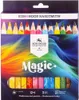 A box of Koh-I-Noor Hardtmuth Magic coloured pencils with a rainbow-like swirl design. Anteprima dell’immagine prodotto