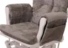 Fotel Relax HWC-C76, fotel bujany ze stołkiem tkanina Podgląd zdjęcia produktu 13