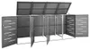 vidaXL Mülltonnenbox für 4 Tonnen 276,5x77,5x115 cm Produktbild-Vorschau 3