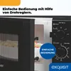 Exquisit Mikrowelle MW 802 sw | 20 l Nutzinhalt | Mit Timer Produktbild-Vorschau 8