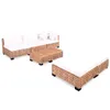 Set di divani 18 pezzi in rattan naturale Anteprima dell’immagine prodotto 1
