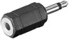 goobay Audio Adapter 3,5 mm mono Stecker auf Stereo (Bulk) Anteprima dell’immagine prodotto 1