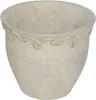 AltoBelli Blumentopf SAVONA Zement Beige Grau 13x11 cm Produktbild-Vorschau 3