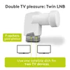 goobay Twin Universal LNB 0,1dB Voir les images du produit 5