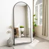 Koonmi Ganzkörperspiegel Bogen 165 x 61 cm Schwarz, Produktbild-Vorschau 1