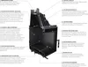 Kominek powietrzny żeliwny ZOSIA 12kW fi 200 DECO Podgląd zdjęcia produktu 1