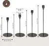 bremermann Lot de 4 bougeoirs, chandeliers pour bougies sur Voir les images du produit 7
