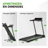 Tunturi Cardio Fit T25 Loopband Inklapbaar - Hardloopband Productafbeelding-voorbeeld 2