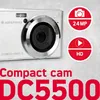 AGFAPHOTO Digitalkamera DC5500 CMOS 8x 24MP Silber Produktbild-Vorschau 3