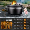 grillas® Dutch Oven Set 7,3 l / hrniec s nožičkami na Náhľad obrázku produktu 3