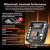 A close-up view of a mini PC with internal components visible, surrounded by marketing text and graphics highlighting its features. Produktbild-Vorschau