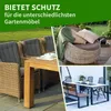 TTL GARDEN Gartenmöbel Abdeckung 213x132x74cm 600D Produktbild-Vorschau 4