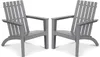 COSTWAY Sedia Adirondack, Sedia Adirondack in legno di Anteprima dell’immagine prodotto 1
