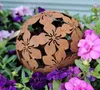 Dekokugel Flower 10 cm Cortenstahl Dekorationskugel Produktbild-Vorschau 1